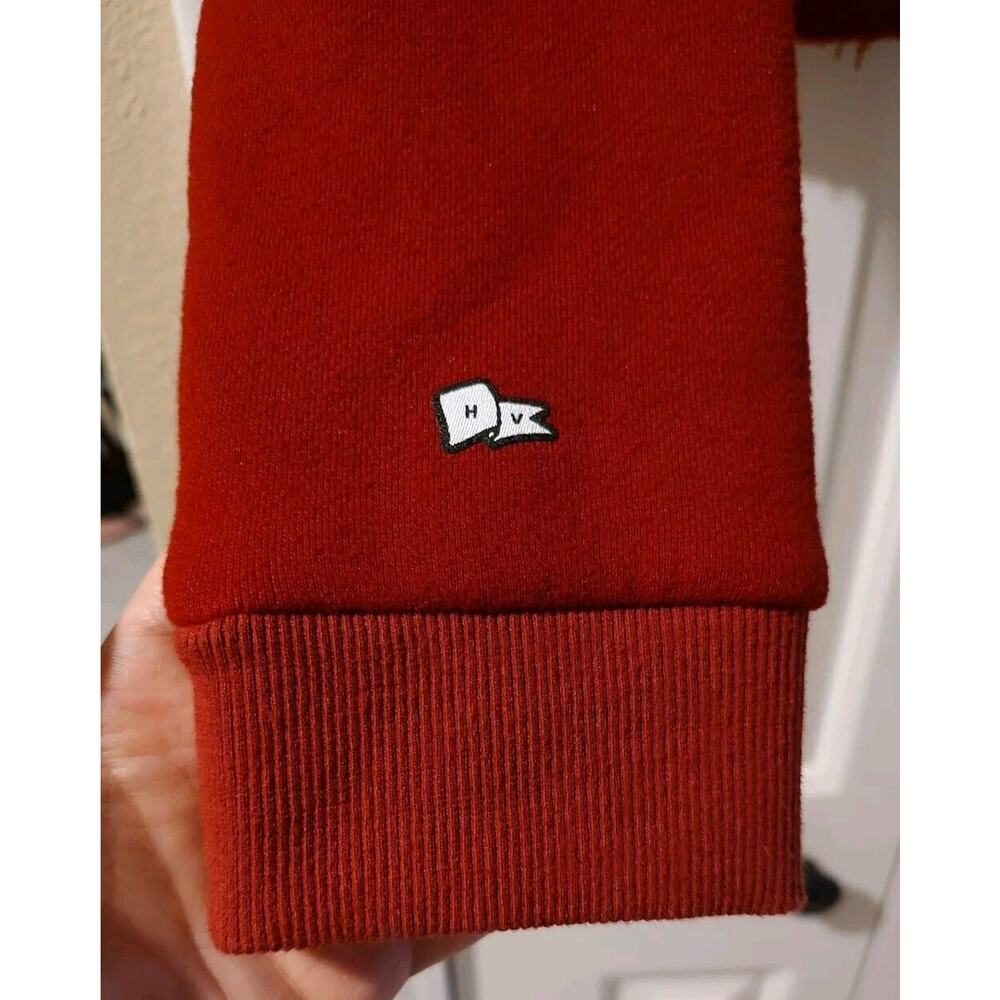 Women's Hype and Vice Virginia Tech Hokies Colorblock Crop Top Pullover - XL - Picture 6 of 7